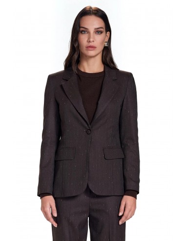 TAKE TWO - GIACCA GESSATO LUREX